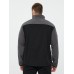 Куртка демисезонная LULEA2 из материала Softshell, серо-чёрная, размер 3XL