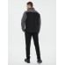 Куртка демисезонная LULEA2 из материала Softshell, серо-чёрная, размер S
