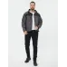 Куртка демисезонная LULEA2 из материала Softshell, серо-чёрная, размер 3XL