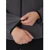 Куртка демисезонная LULEA2 из материала Softshell, серо-чёрная, размер 3XL