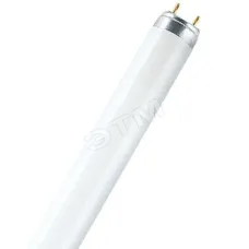 "Линейная люминесцентная лампа OSRAM T8 LUMILUX трубчатой формы с цоколем G13 с повышенным индексом цветопередачи Ra?80. Проверенная,запатентован