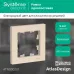Рамка однопостовая ATLASDESIGN бежевый