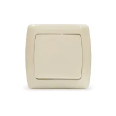 Маргарита выключатель одноклавишный  с/у, 10А, 220В, сл.кость (Ivory) (еврослот)