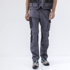 Брюки рабочие MACH2 NEW цвет Серый/оранжевый размер M