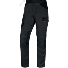 Брюки стрейчивые рабочие M2PA3STR серии MACH 2, цв. серый-оранжевый р. 3XL