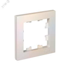 Рамка однопостовая ATLASDESIGN жемчуг