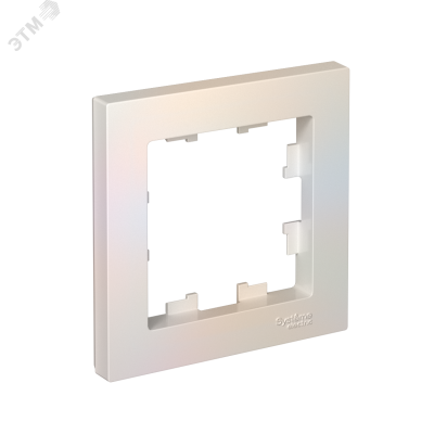 Рамка однопостовая ATLASDESIGN жемчуг