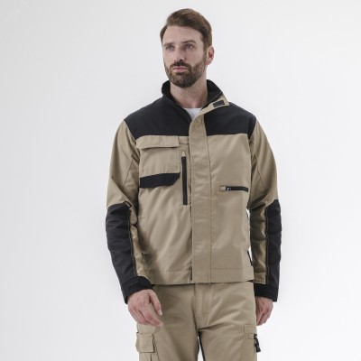 Куртка рабочая M5VE3 серии MACH 5, цв. бежевый/черный, р. S