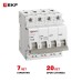 Выключатель автоматический четырехполюсный 4P 40А (D) 4.5kA ВА 47-63N M634440D PROXIMA EKF