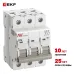 Выключатель автоматический AV-10 3P 16A (D) 10kA EKF AVERES