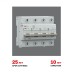 Выключатель автоматический AV-125 4P 100A (C) 10kA AVERES