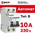 Выключатель автоматический 2P 10А (B) 4,5кА ВА 47-29 Basic