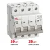 Выключатель автоматический AV-6 4P 10A (C) 6kA EKF AVERES