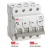 Выключатель автоматический AV-6 4P 16A (B) 6kA EKF AVERES
