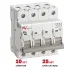 Выключатель автоматический AV-6 4P 16A (D) 6kA EKF AVERES