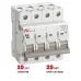 Выключатель автоматический AV-6 4P 20A (D) 6kA EKF AVERES