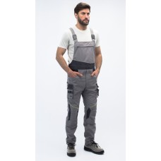 Полукомбинезон рабочий серии Mach2 Corporate цвет Светло-серый/темно-серый р.M