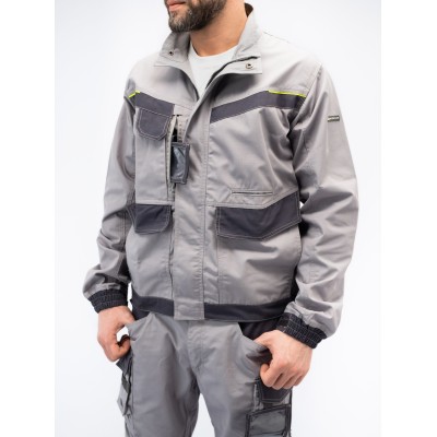 Куртка рабочая MСVE2 серии MACH2 CORPORATE, цв. cветло-серый/темно-серый, р. S
