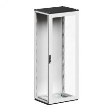 Комплект напольного корпуса CQE N со стеклянной дверью и с задней панелью 2000x600x600 мм RAM block
