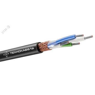 Кабель монтажный МКЭШВнг(А)-LS 2х2х0,75  (100м)