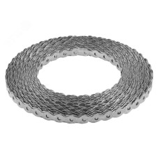 Перфолента оцинкованная монтажная волна 12*0,55 мм (25 м)