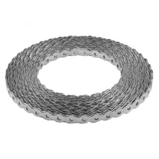 Перфолента оцинкованная монтажная волна 12*0,55 мм (25 м)