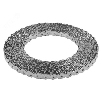 Перфолента оцинкованная монтажная волна 12*0,55 мм (25 м)