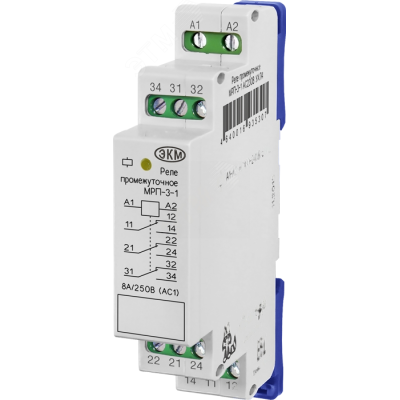 Реле промежуточное МРП-3М ACDC12B УХЛ