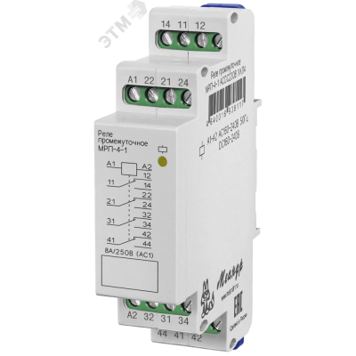 Реле промежуточное МРП-4-1 AC/DC 110В УХЛ4