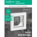 Рамка однопостовая ATLASDESIGN AQUA IP44 белый