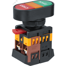 Кнопка Navigator 82 809 NBI-B-02 Пуск-Стоп d22мм 230В NO+NC