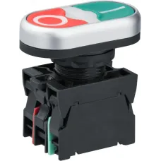 Кнопка Navigator 82 810 NBI-B-03 I-0 d22мм 230В NO+NC