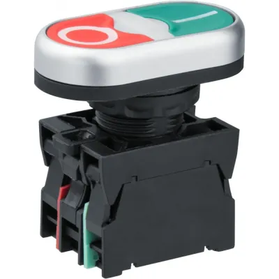 Кнопка Navigator 82 810 NBI-B-03 I-0 d22мм 230В NO+NC