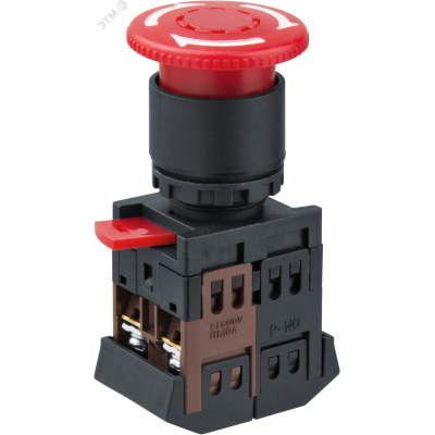 Кнопка Navigator 82 814 NBI-B-06 Грибок поворотн.блокировка d22мм NO+NC