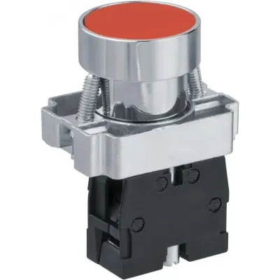 Кнопка Navigator 82 819 NBI-B-08-R красная d22мм NC