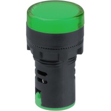 Лампа индикаторная Navigator 82 807 NBI-I-AD22-24-G зеленая d22мм 24В AC/DC