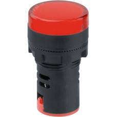 Лампа индикаторная Navigator 82 805 NBI-I-AD22-24-R красная d22мм 24В AC/DC