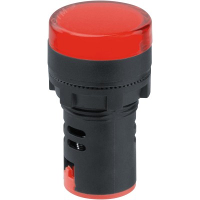 Лампа индикаторная Navigator 82 805 NBI-I-AD22-24-R красная d22мм 24В AC/DC