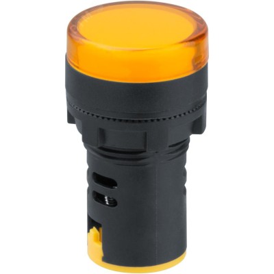 Лампа индикаторная Navigator 82 806 NBI-I-AD22-24-Y желтая d22мм 24В AC/DC