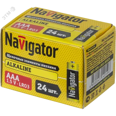 Элемент питания Navigator 14 059 NBT-NPE-LR03-BOX24