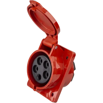 Розетка Navigator 14 317 NCA-SR425-32-380 стационарная скрытая 32А 3P+N+PE IP44