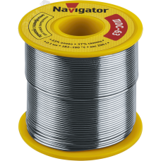 Припой Navigator 93 778 NEM-Pos05-63K-1-K200 (ПОС-63, катушка, 1 мм, 200 гр)
