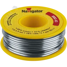Припой Navigator 93 781 NEM-Pos05-63K-1.5-K50 (ПОС-63, катушка, 1.5 мм, 50 гр)