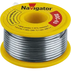 Припой Navigator 93 787 NEM-Pos05-63K-2-K100 (ПОС-63, катушка, 2 мм, 100 гр)