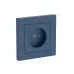 ATLASDESIGN РОЗЕТКА без заземления, 16А, в сборе, быстрозажимные клеммы, АКВАМАРИН