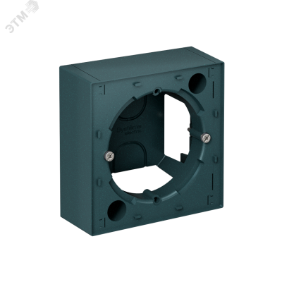 Коробка ATLASDESIGN для наружного монтажа изумруд