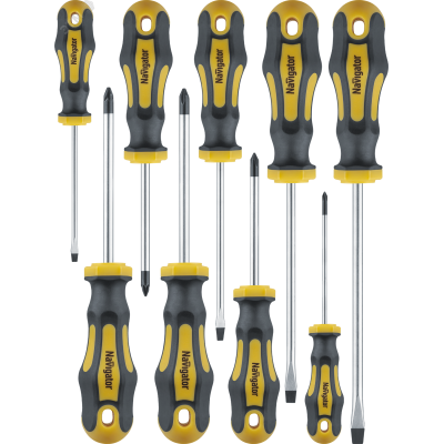 Отвёртка Navigator 95 269 NHT-Ot02-H9 (обычные, 9 шт)