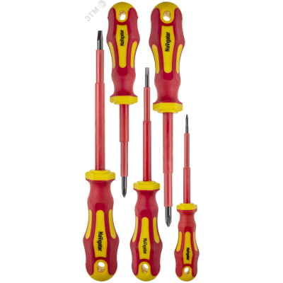 Отвёртка Navigator 93 000 NHT-Otd01-H5 (диэлектрическая, набор 5 шт)