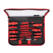 Набор диэлектрических отверток НИО-12 серия ПРОФИ для работ под напряжением до 1000 В