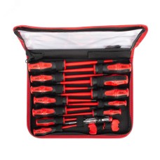 Набор диэлектрических отверток НИО-15 серия ПРОФИ для работ под напряжением до 1000 В